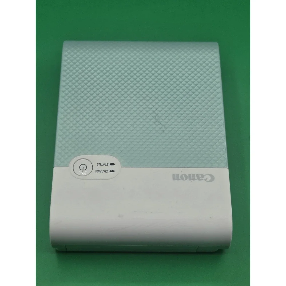 Canon Selphy Square QX10 CD1158 Wireless Photo Printer Mint Green Tested No Cord